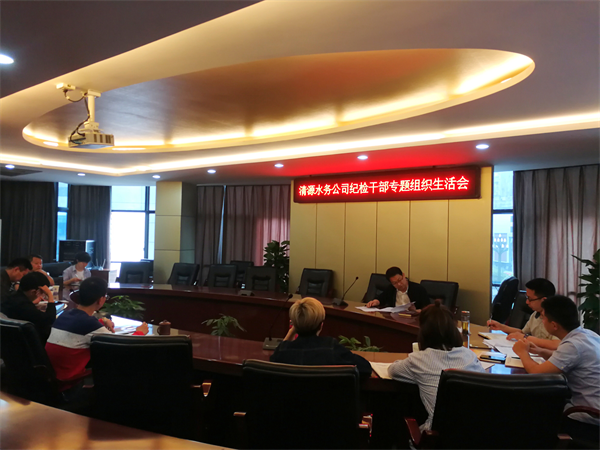 公司紀(jì)委召開(kāi)紀(jì)檢干部專(zhuān)題組織生活會(huì)