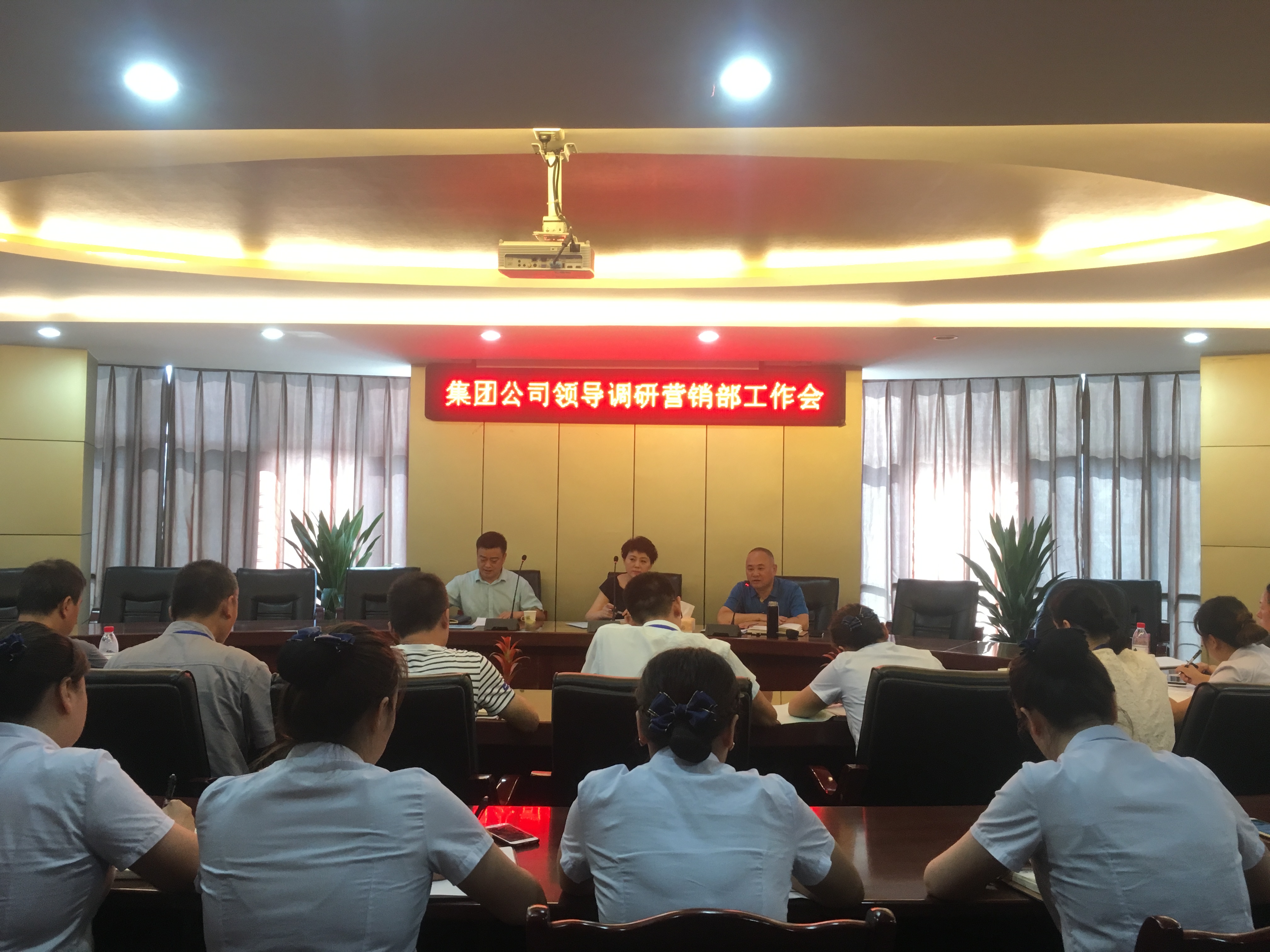 集團公司黨委書記、董事長梁紅率隊深入營銷一線開展調(diào)研